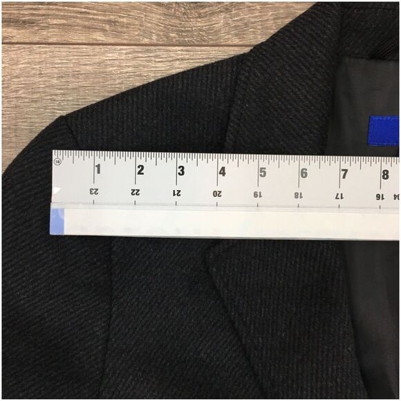 EGARA Mens Overcoat‎ Long Coat Jacket Wool Size 40L Sport Casual Blazer - Picture 4 of 12